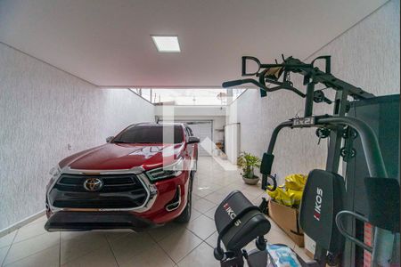 Vista da Sala de casa à venda com 3 quartos, 125m² em Vila Scarpelli, Santo André