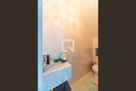 Lavabo de casa à venda com 3 quartos, 125m² em Vila Scarpelli, Santo André