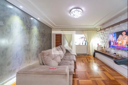 Sala de casa à venda com 3 quartos, 125m² em Vila Scarpelli, Santo André