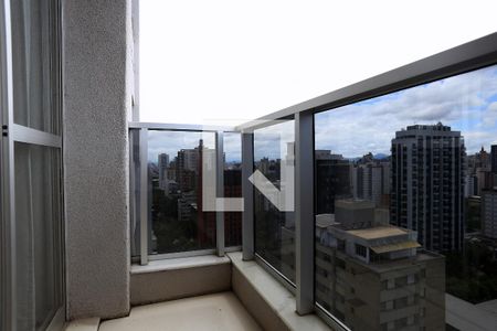 Varanda da Sala de apartamento para alugar com 2 quartos, 57m² em Funcionários, Belo Horizonte