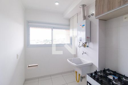 Cozinha e área de serviço de apartamento para alugar com 2 quartos, 60m² em Jardim das Belezas, Carapicuíba