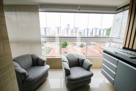 Varanda de apartamento para alugar com 2 quartos, 70m² em Canto do Forte, Praia Grande