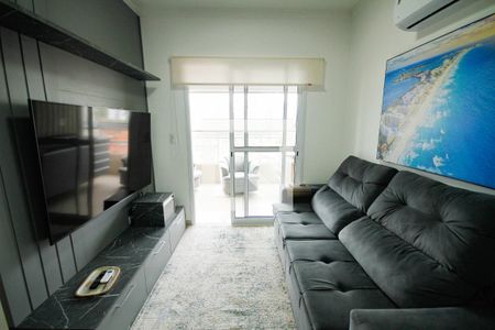 Sala de apartamento para alugar com 2 quartos, 70m² em Canto do Forte, Praia Grande