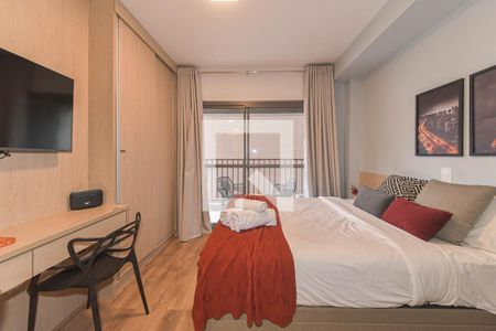 Quarto de apartamento para alugar com 1 quarto, 30m² em Santo Amaro, São Paulo