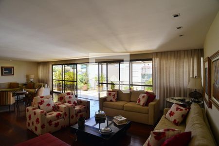 Sala de apartamento à venda com 4 quartos, 534m² em Barra da Tijuca, Rio de Janeiro