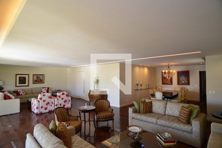 Sala de apartamento à venda com 4 quartos, 534m² em Barra da Tijuca, Rio de Janeiro