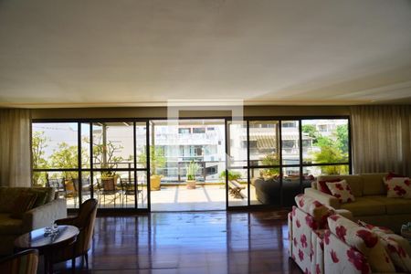 Sala de apartamento à venda com 4 quartos, 534m² em Barra da Tijuca, Rio de Janeiro