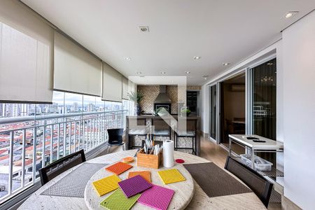 Varanda da Sala de apartamento à venda com 3 quartos, 148m² em Quarta Parada, São Paulo