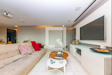 Sala de apartamento à venda com 4 quartos, 216m² em Belvedere, Belo Horizonte