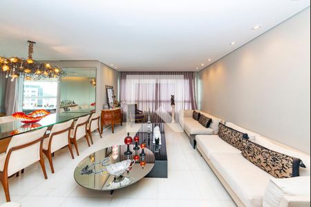 Sala de apartamento à venda com 4 quartos, 216m² em Belvedere, Belo Horizonte