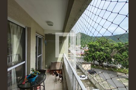 Varanda Sala de apartamento à venda com 2 quartos, 60m² em Jacarepaguá, Rio de Janeiro