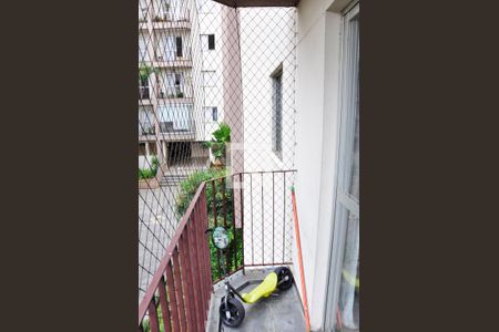 Detalhe - Varanda da Sala e Sala de Jantar de apartamento para alugar com 3 quartos, 57m² em Freguesia do Ó, São Paulo