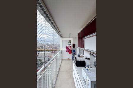 Varanda da Sala de kitnet/studio à venda com 1 quarto, 34m² em Ipiranga, São Paulo