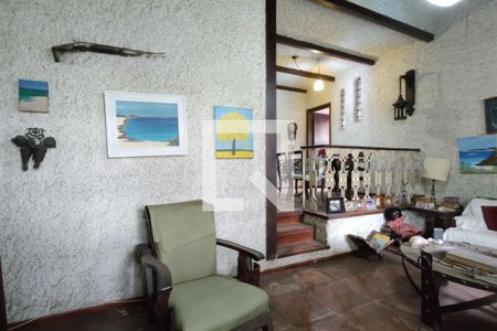 Sala de casa de condomínio à venda com 3 quartos, 202m² em Freguesia (jacarepaguá), Rio de Janeiro