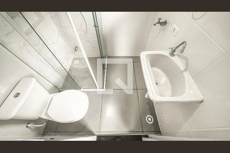 Banheiro\Área de Serviço de kitnet/studio para alugar com 1 quarto, 25m² em Jardim Angelina, São Paulo