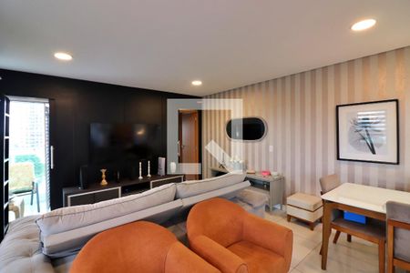 Sala  de apartamento à venda com 1 quarto, 61m² em Jardim do Mar, São Bernardo do Campo