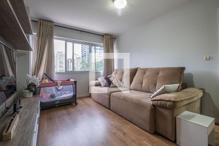 Sala/Cozinha de apartamento à venda com 1 quarto, 56m² em Jardim Paulista, São Paulo