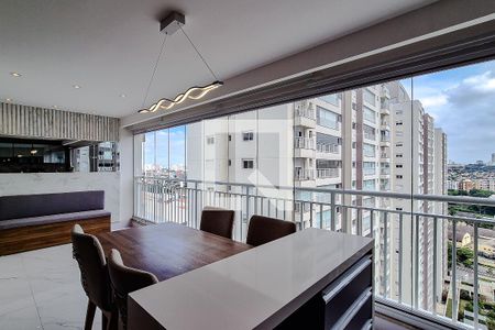 Varanda da Sala de apartamento à venda com 3 quartos, 105m² em Barra Funda, São Paulo