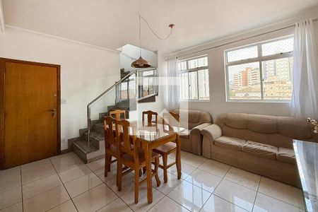 Sala de apartamento à venda com 4 quartos, 190m² em Calafate, Belo Horizonte