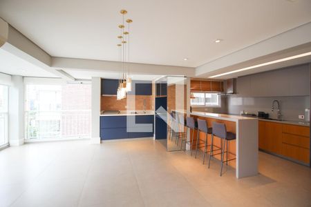 Sala de apartamento para alugar com 3 quartos, 139m² em Vila Olímpia, São Paulo