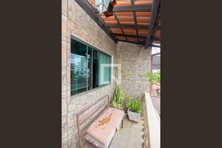 Varanda da suíte de casa à venda com 4 quartos, 138m² em Alvorada, Contagem