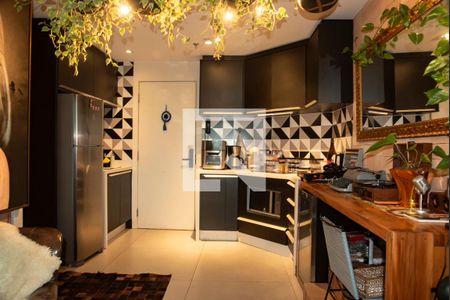 Sala/Cozinha de apartamento para alugar com 1 quarto, 40m² em Vila Clementino, São Paulo