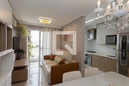 Sala  de apartamento à venda com 2 quartos, 53m² em Parque Vitoria, São Paulo