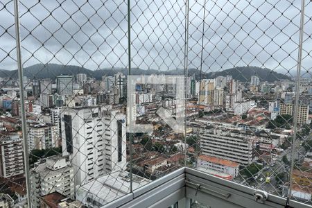Varanda da Sala de apartamento para alugar com 2 quartos, 96m² em Boqueirão, Santos