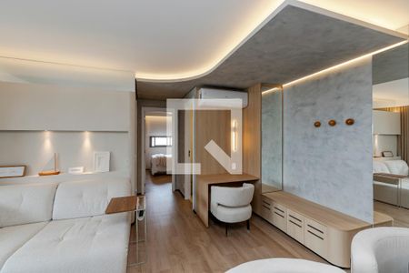 Sala de apartamento à venda com 2 quartos, 92m² em Jardim das Acacias, São Paulo