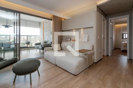 Sala de apartamento à venda com 2 quartos, 92m² em Jardim das Acacias, São Paulo