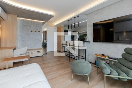 Sala de apartamento à venda com 2 quartos, 92m² em Jardim das Acacias, São Paulo