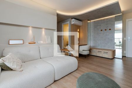 Sala de apartamento à venda com 2 quartos, 92m² em Jardim das Acacias, São Paulo