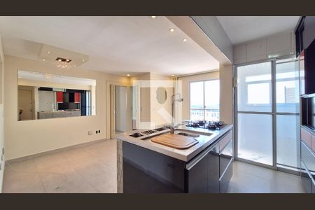 Sala/Cozinha de apartamento para alugar com 1 quarto, 47m² em Bom Retiro, São Paulo