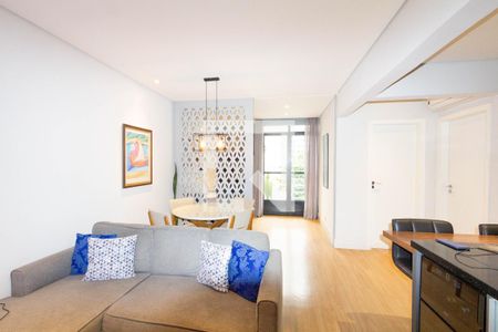 Sala de apartamento à venda com 1 quarto, 56m² em Vila Nova Conceição, São Paulo