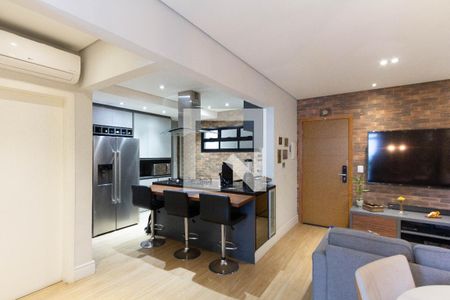 Sala de apartamento à venda com 1 quarto, 56m² em Vila Nova Conceição, São Paulo