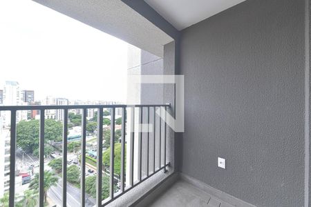 Varanda de kitnet/studio à venda com 1 quarto, 26m² em Cidade Monções, São Paulo