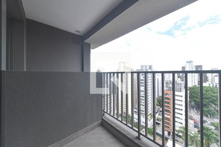 Varanda de kitnet/studio à venda com 1 quarto, 26m² em Cidade Monções, São Paulo