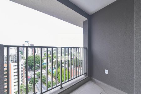Varanda de kitnet/studio à venda com 1 quarto, 26m² em Cidade Monções, São Paulo