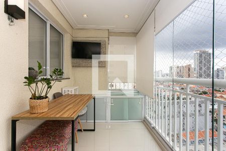 Varanda gourmet de apartamento à venda com 3 quartos, 80m² em Tatuapé, São Paulo