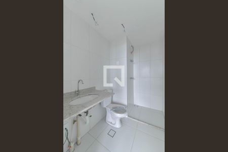 Banheiro de kitnet/studio à venda com 1 quarto, 25m² em Cidade Monções, São Paulo