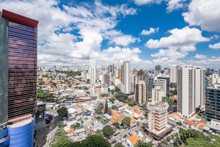Sala/Cozinha - VIsta de apartamento para alugar com 1 quarto, 24m² em Pinheiros, São Paulo
