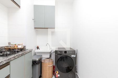 Cozinha/ Área de Serviço de apartamento para alugar com 2 quartos, 34m² em Santo Amaro, São Paulo