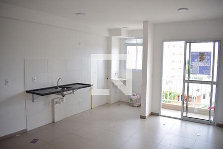 Sala/Cozinha de apartamento para alugar com 2 quartos, 52m² em Parque São Sebastião, Ribeirão Preto