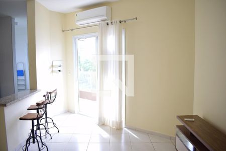 Sala de apartamento para alugar com 1 quarto, 58m² em Jardim Nova Alianca, Ribeirão Preto