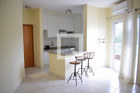 Sala/Cozinha de apartamento para alugar com 1 quarto, 58m² em Jardim Nova Alianca, Ribeirão Preto