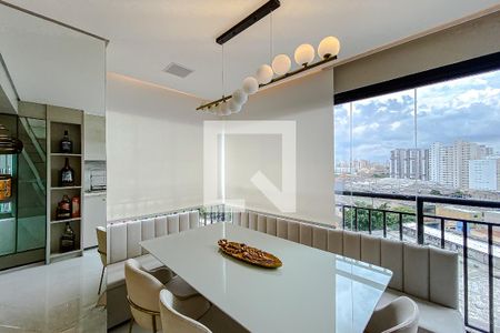 Varanda da Sala de apartamento à venda com 2 quartos, 84m² em Brás, São Paulo