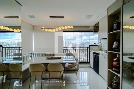 Varanda da Sala de apartamento à venda com 2 quartos, 84m² em Brás, São Paulo