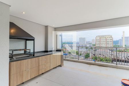 Varanda Gourmet de apartamento para alugar com 3 quartos, 110m² em Jardim Caravelas, São Paulo