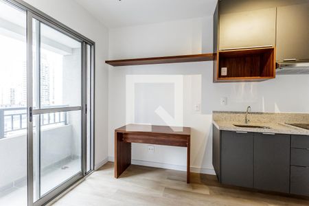 Sala/Cozinha de apartamento para alugar com 1 quarto, 24m² em Vila Nova Conceição, São Paulo