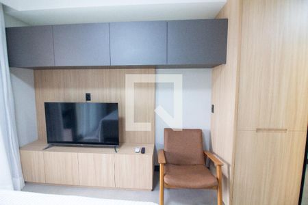 Sala / Quarto - Studio de kitnet/studio para alugar com 1 quarto, 30m² em Jardim das Acacias, São Paulo